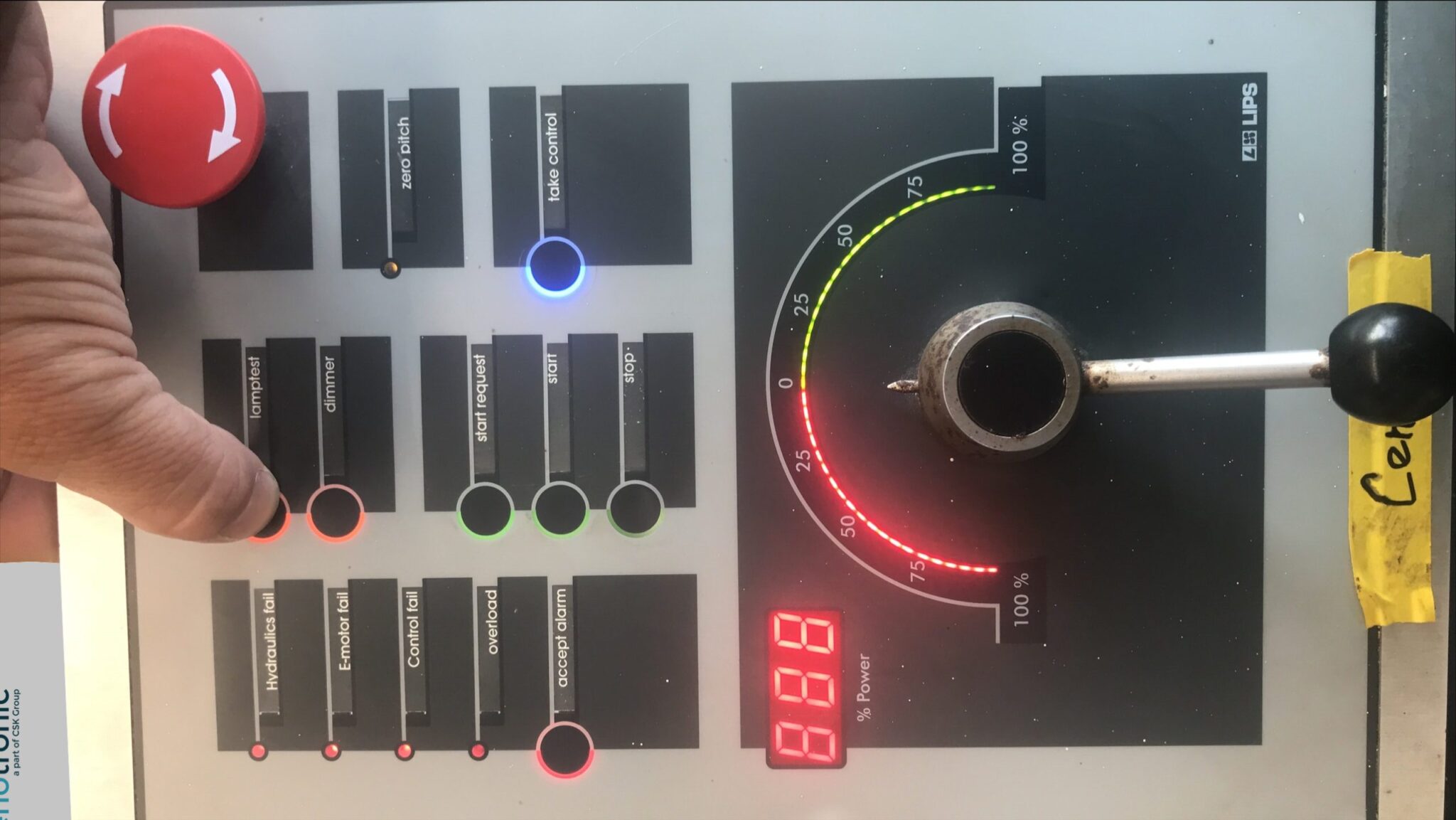 Lipstronic BS thruster panel